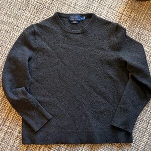 Polo by Ralph Lauren Kids XL Wool Dark Gray Crewneck Sweater